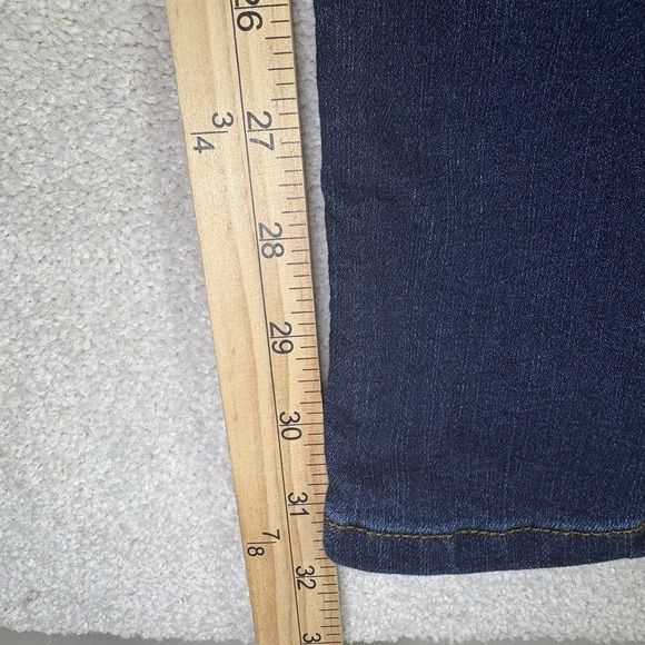 Origin Jeans Mens Size 34x 32 Dark Blue Straight Leg Made in USA Stretch Denim - Picture 5 of 8